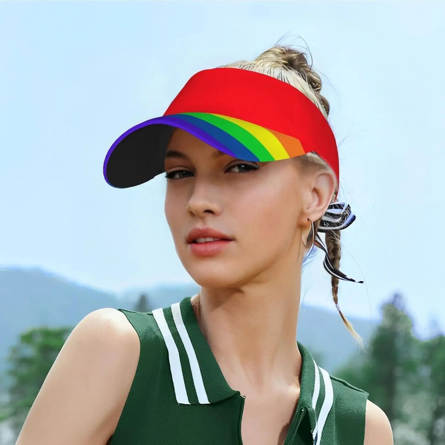 Rainbow Pride Visor | dmunderwear