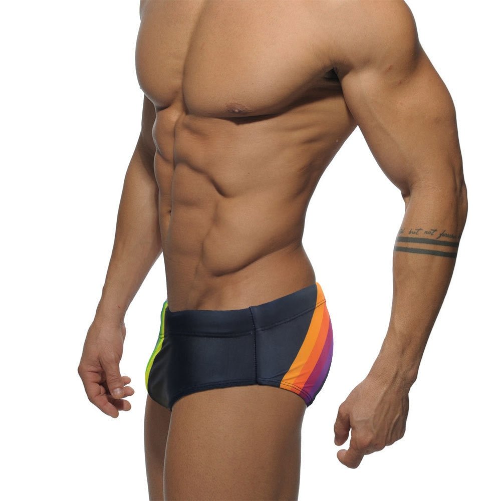 ORVLS Rainbow Sailor Swim Briefs | dmunderwear detail image 4