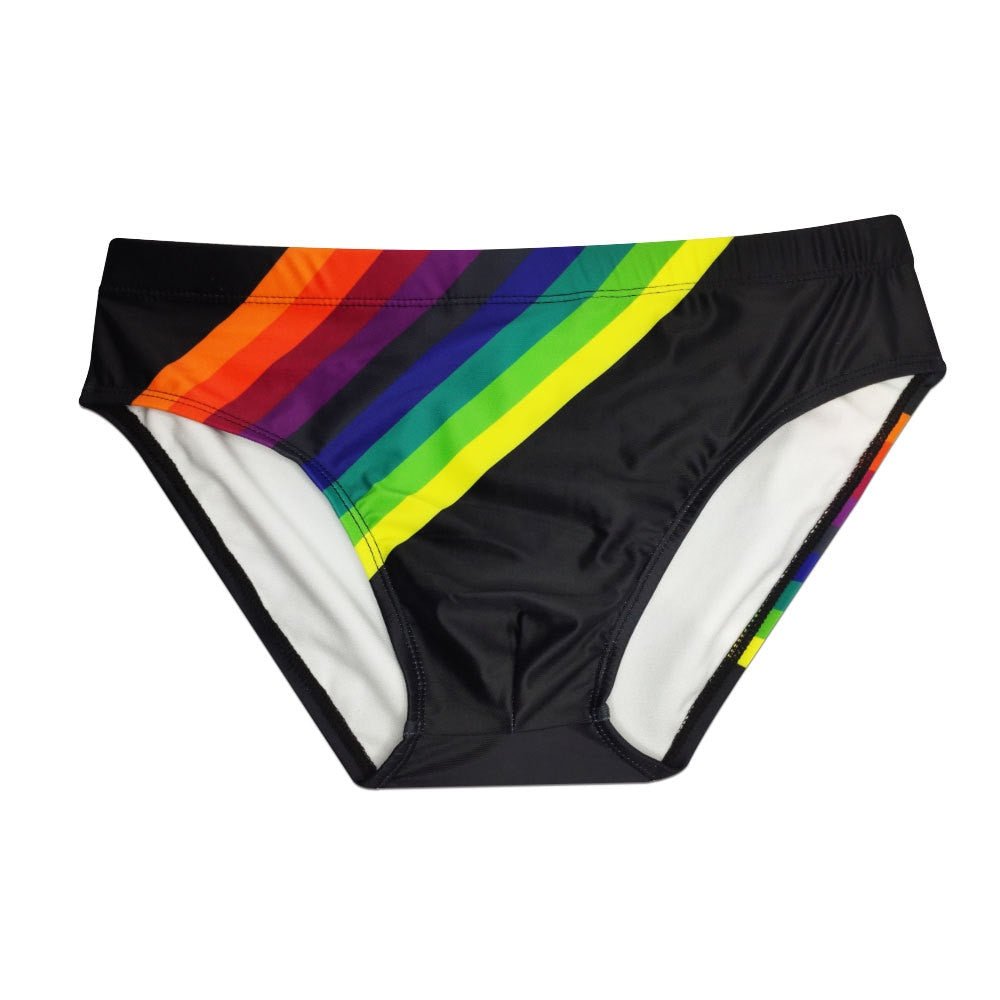 ORVLS Rainbow Sailor Swim Briefs | dmunderwear detail image 6