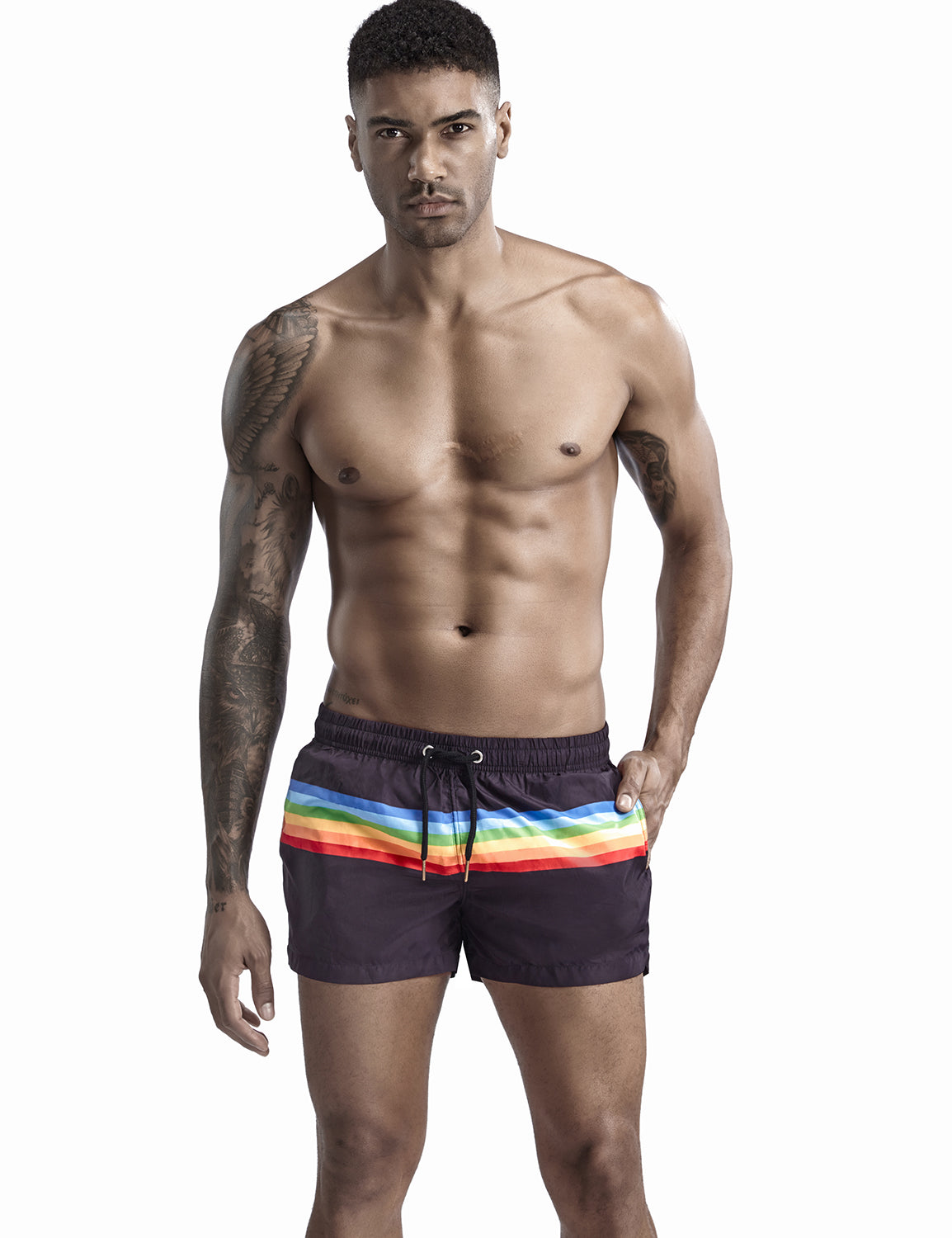 Rainbow Beach Surf Shorts 00601 | dmunderwear