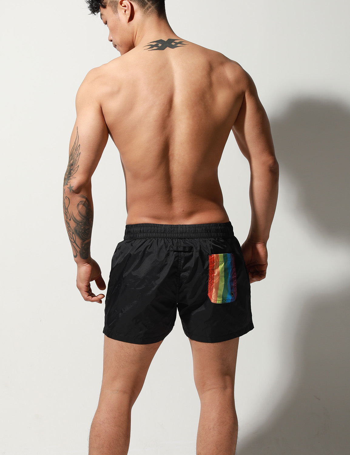 Rainbow Stripe Shorts S6019 | dmunderwear