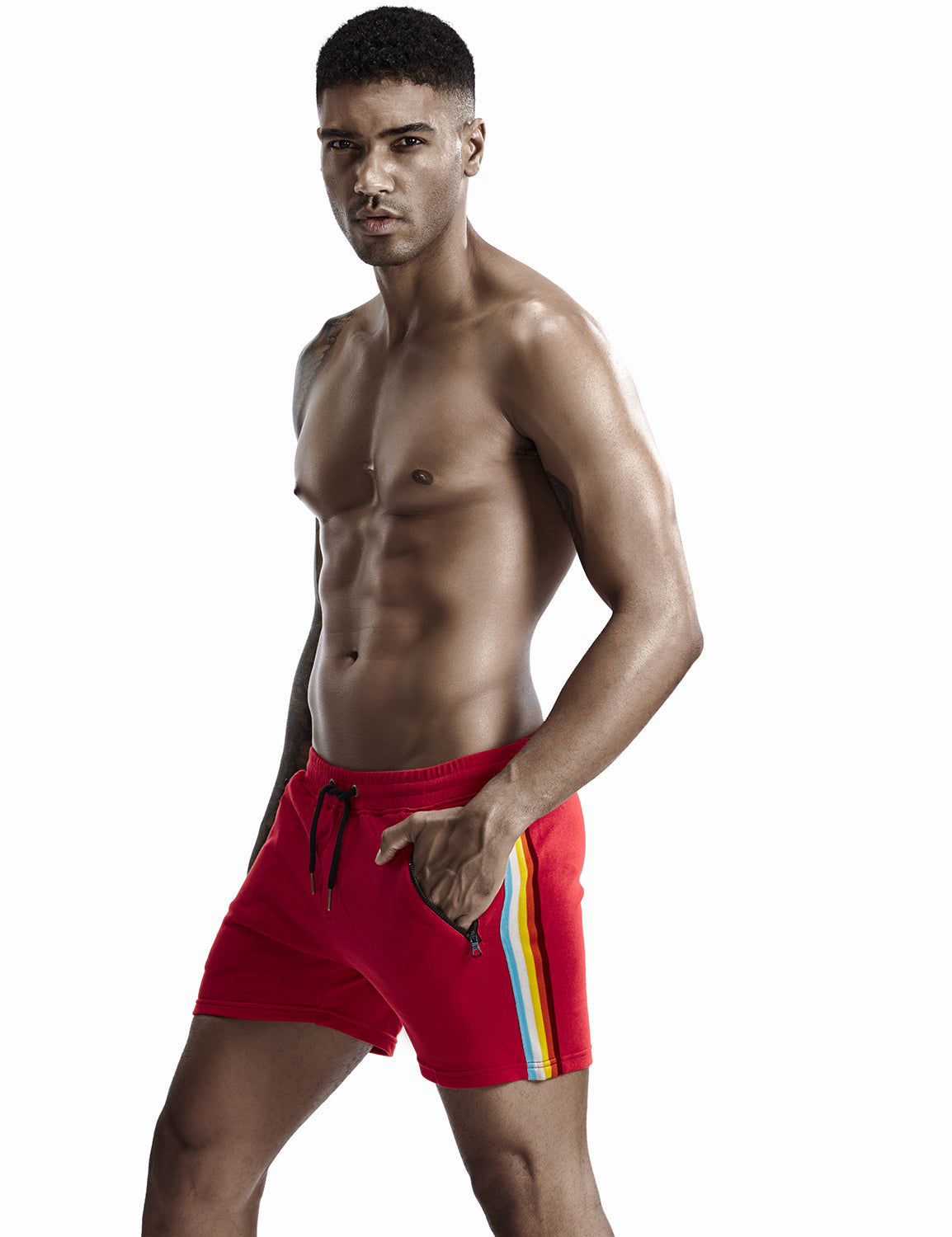 Rainbow Stripes Shorts 0501 | dmunderwear detail image 13