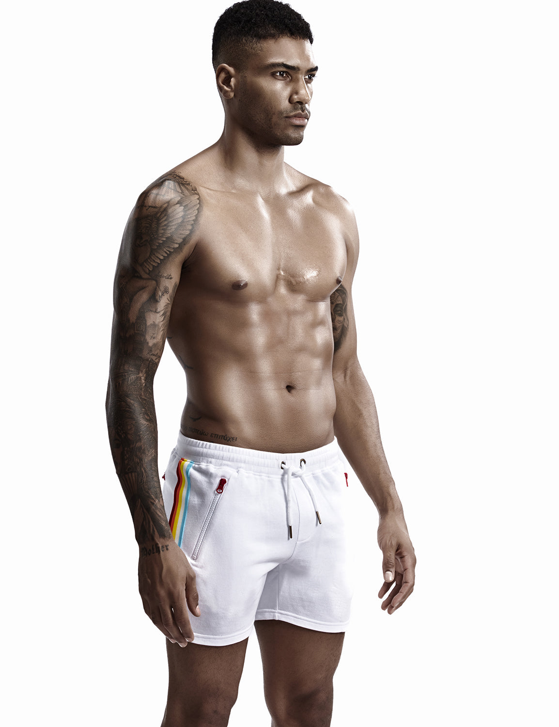 Rainbow Stripes Shorts 0501 | dmunderwear detail image 16