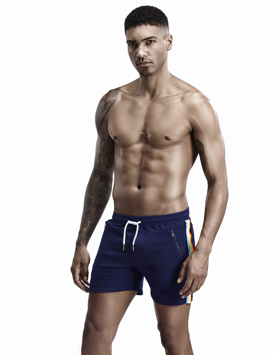 Rainbow Stripes Shorts 0501 | dmunderwear detail image 4