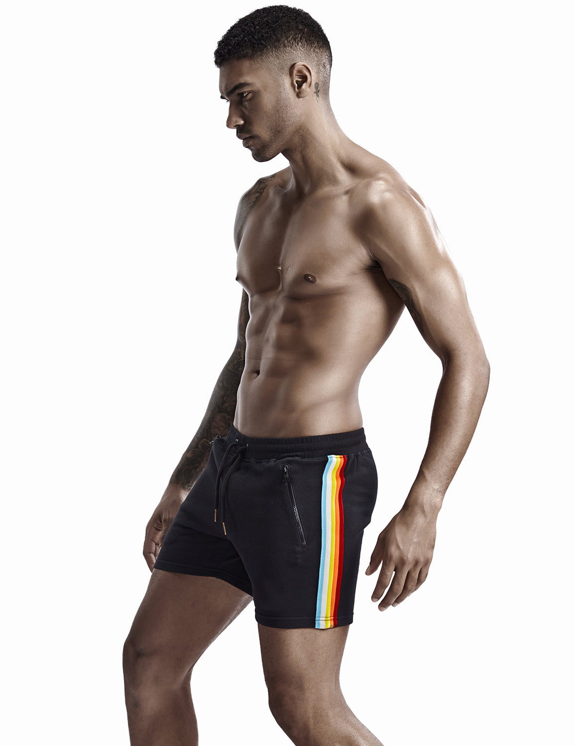 Rainbow Stripes Shorts 0501 | dmunderwear detail image 5