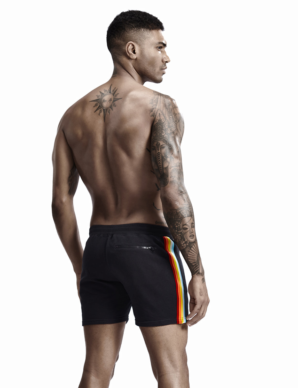 Rainbow Stripes Shorts 0501 | dmunderwear detail image 6