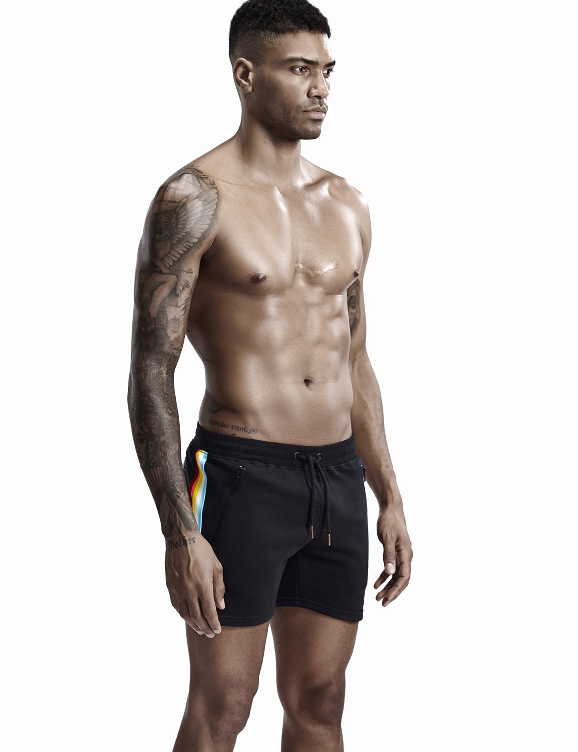 Rainbow Stripes Shorts 0501 | dmunderwear detail image 8