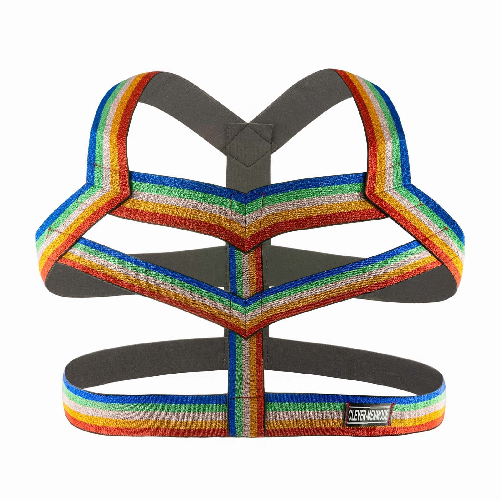 Rainbow V-Strap Harness | dmunderwear detail image 2