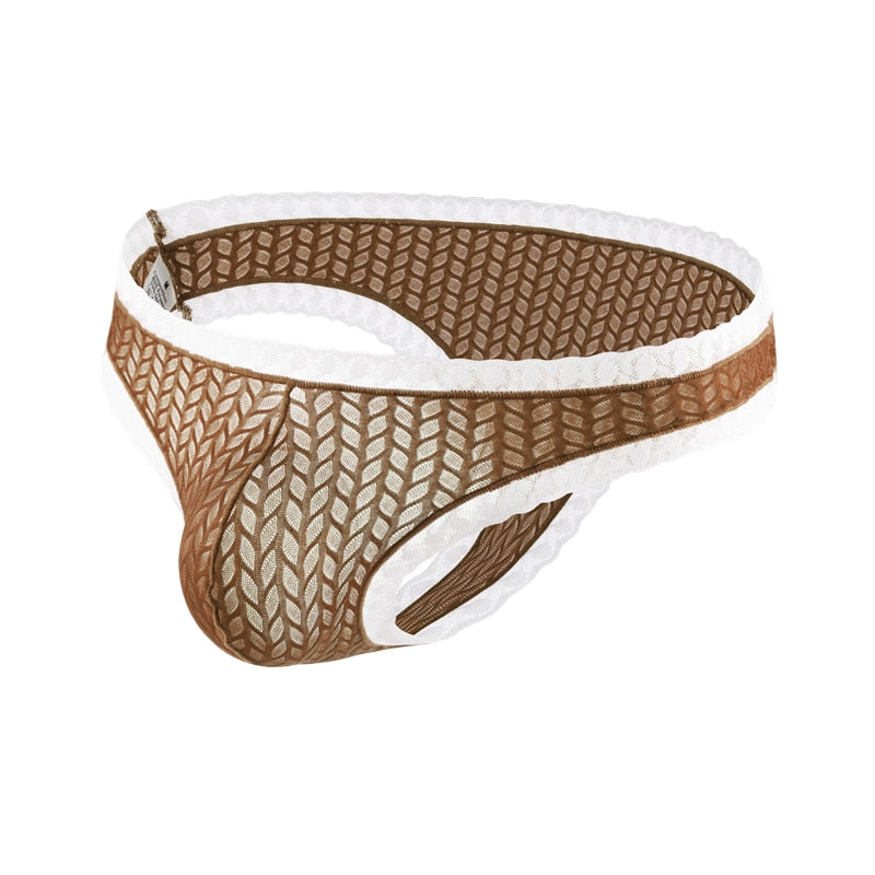 Regal Frilled Thong | dmunderwear detail image 12