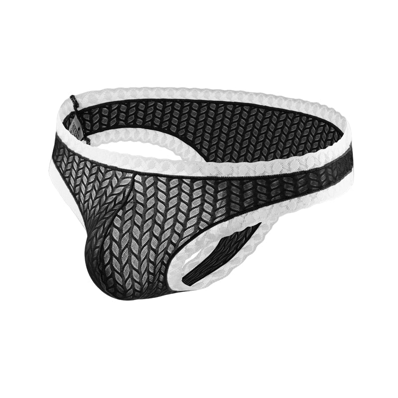 Regal Frilled Thong | dmunderwear detail image 3