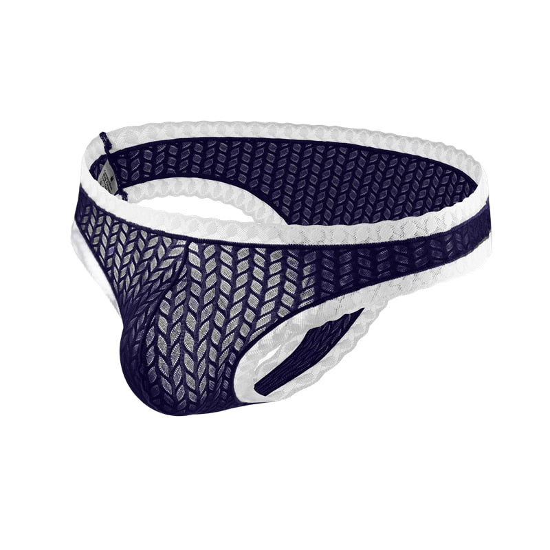 Regal Frilled Thong | dmunderwear detail image 6