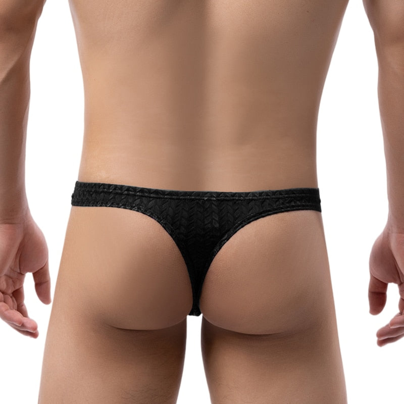 Regal Textured Thong | dmunderwear detail image 5