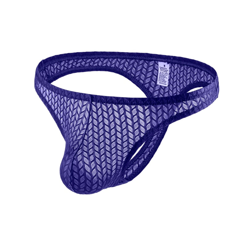 Regal Textured Thong | dmunderwear detail image 9