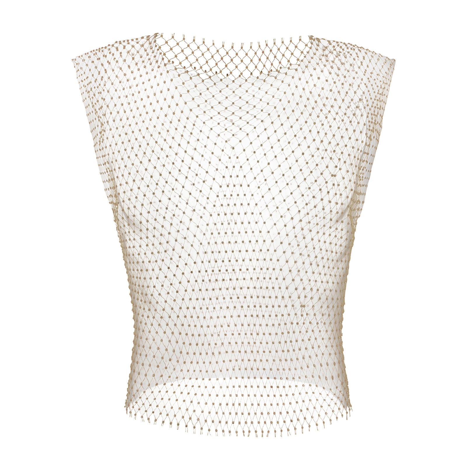 Rhinestone Fishnet Tank | dmunderwear detail image 11