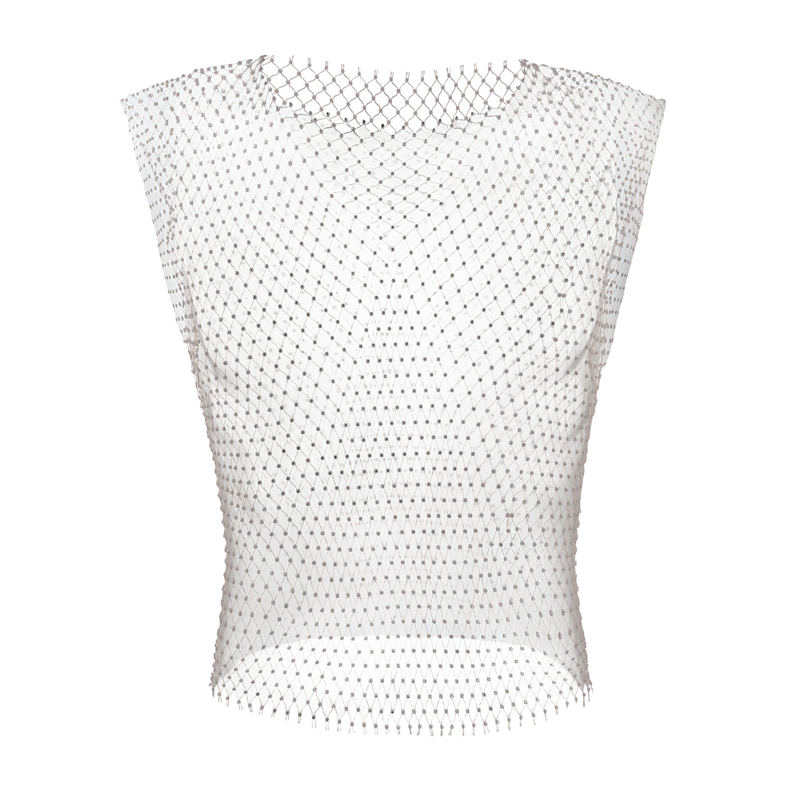 Rhinestone Fishnet Tank | dmunderwear detail image 13