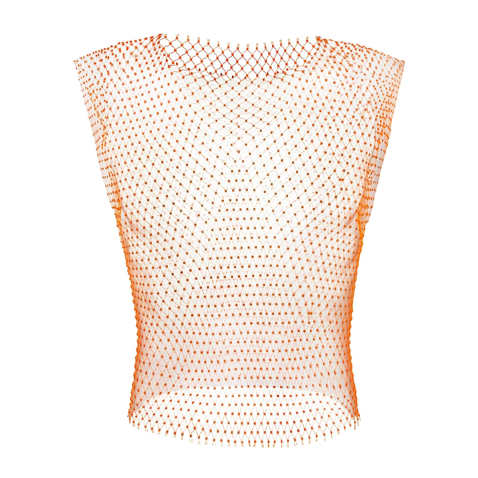 Rhinestone Fishnet Tank | dmunderwear detail image 16