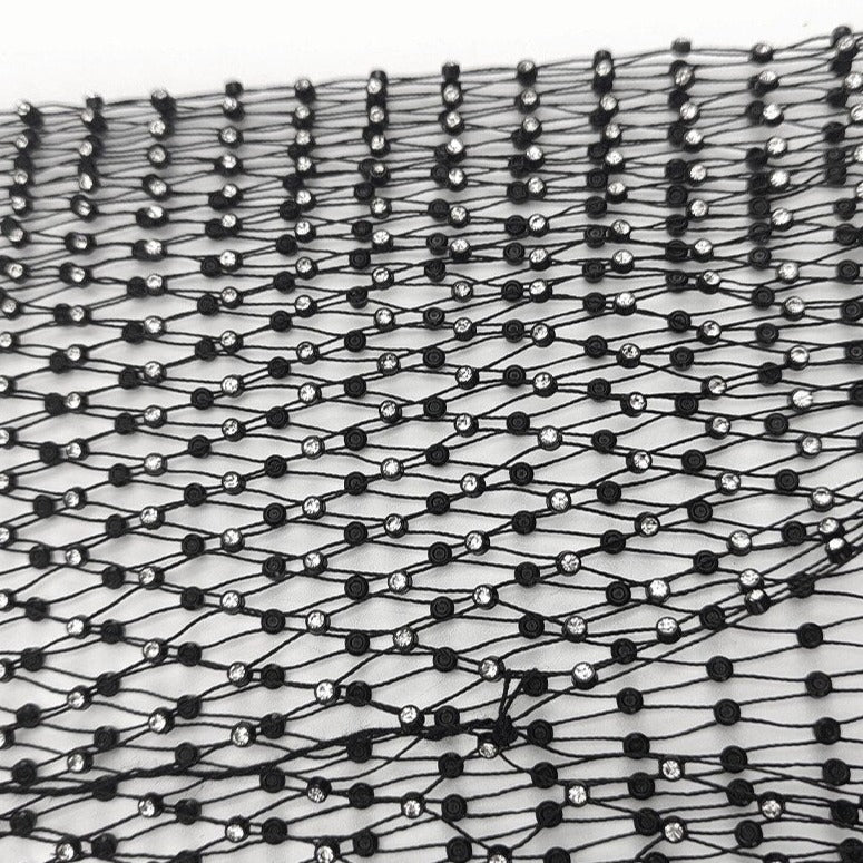 Rhinestone Fishnet Tank | dmunderwear detail image 8
