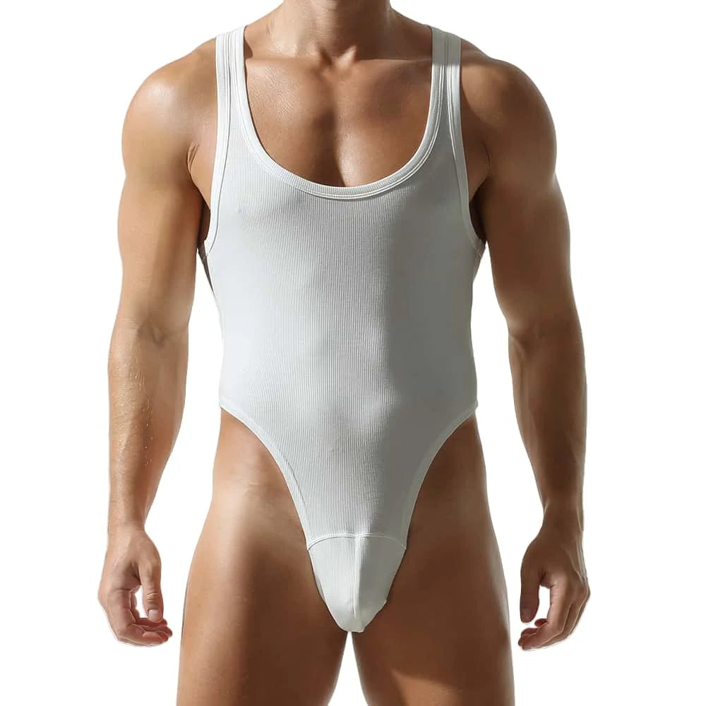 Ribbed Singlet Thong | dmunderwear detail image 10