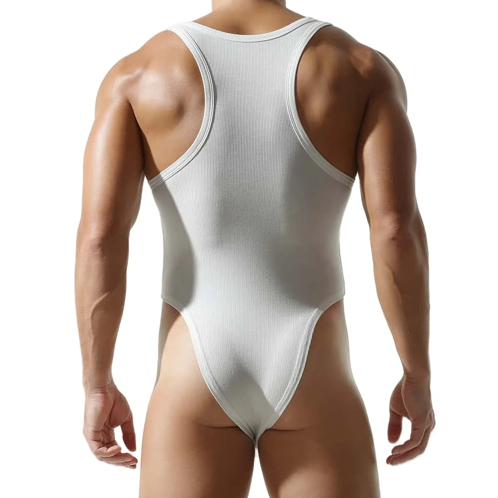Ribbed Singlet Thong | dmunderwear detail image 12