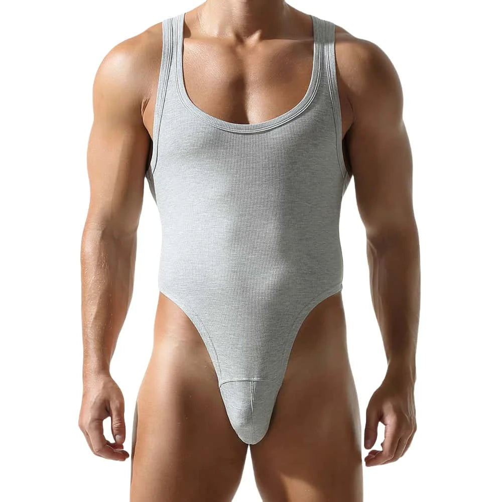 Ribbed Singlet Thong | dmunderwear detail image 4