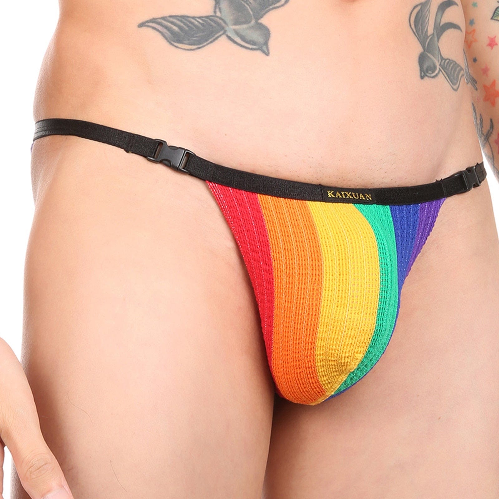 Ribbed Striped Sport Bikini | dmunderwear detail image 2