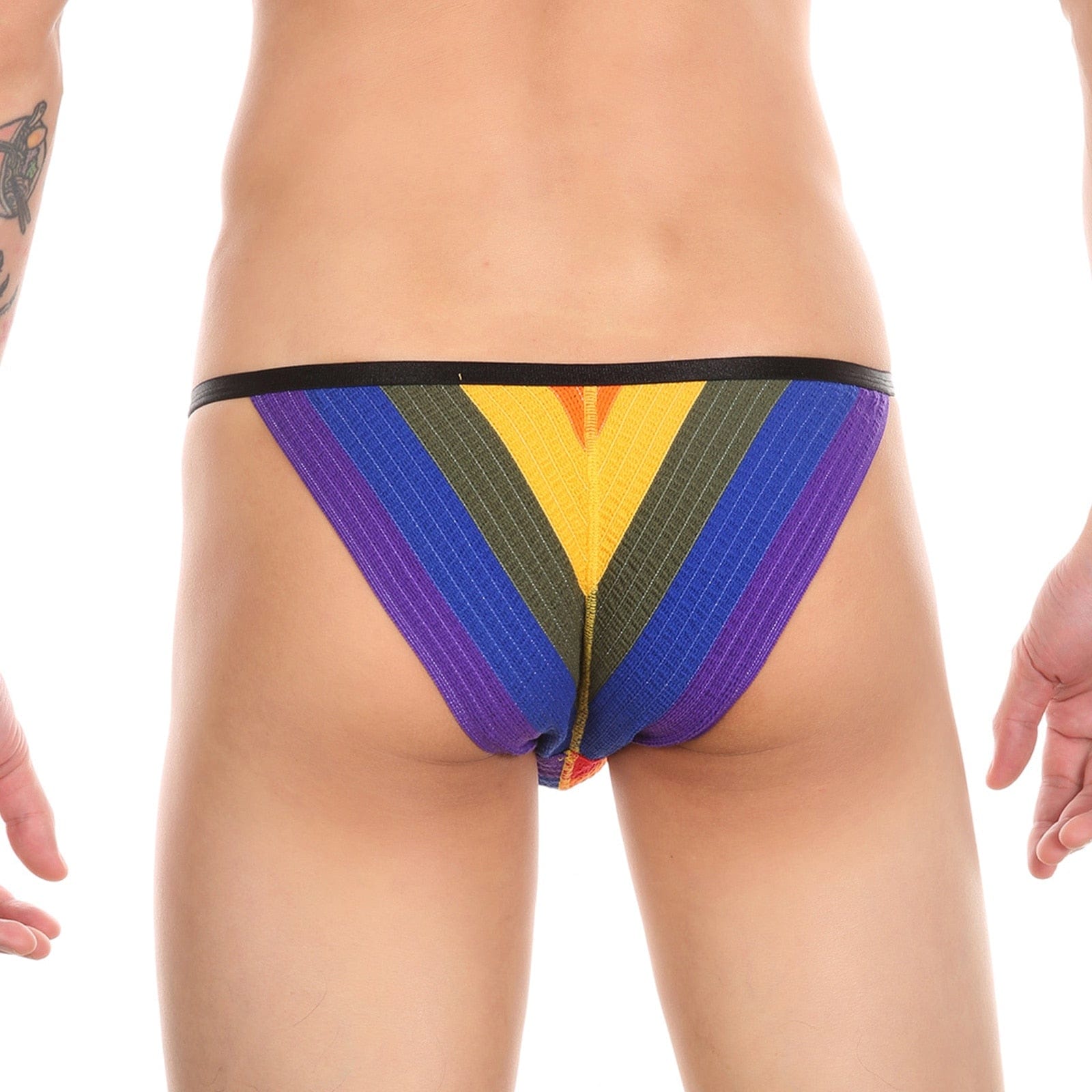 Ribbed Striped Sport Bikini | dmunderwear detail image 8