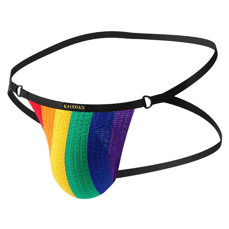 Ribbed Striped Sport Mini Jock | dmunderwear detail image 3