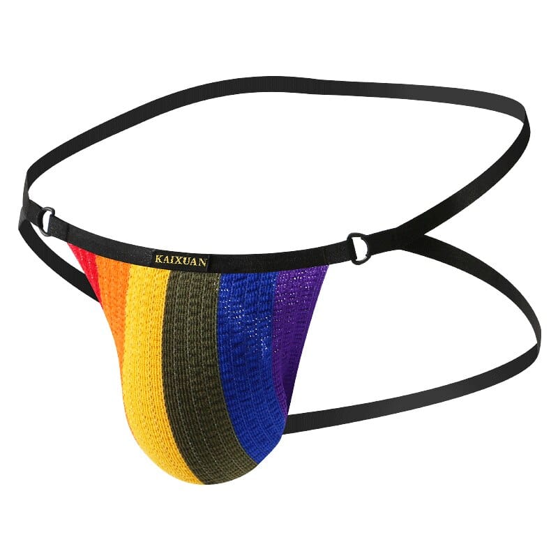 Ribbed Striped Sport Mini Jock | dmunderwear detail image 6