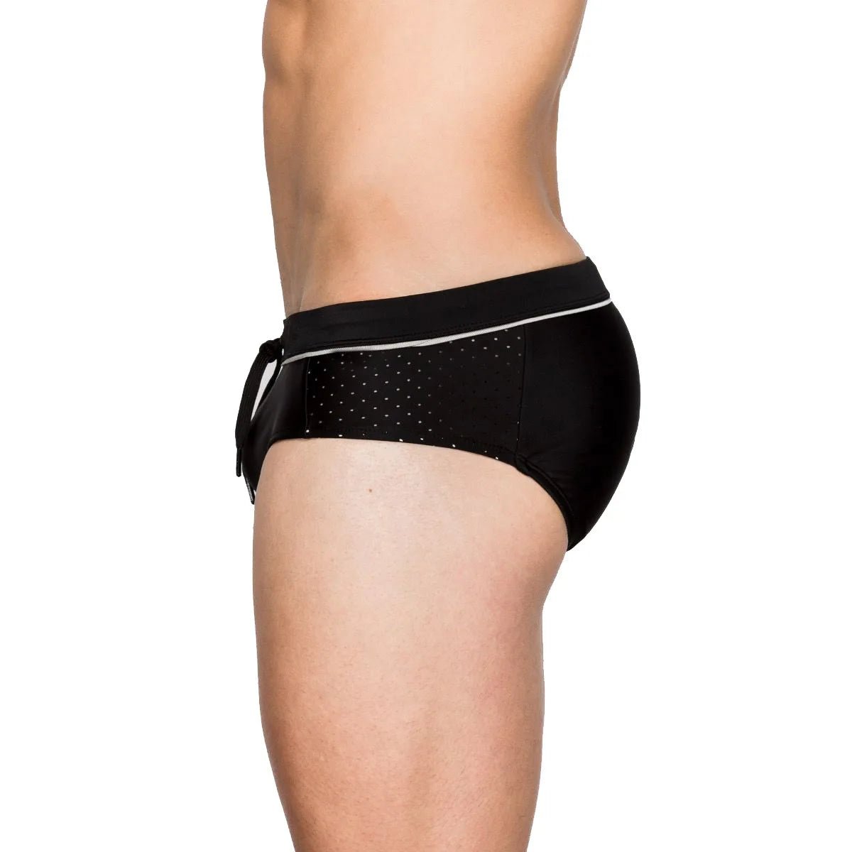 Ring Around Side Mesh Swim Briefs | dmunderwear detail image 4