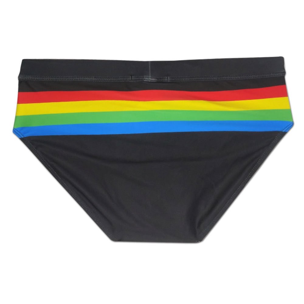 Ringaround Rainbow Swim Briefs | dmunderwear detail image 11
