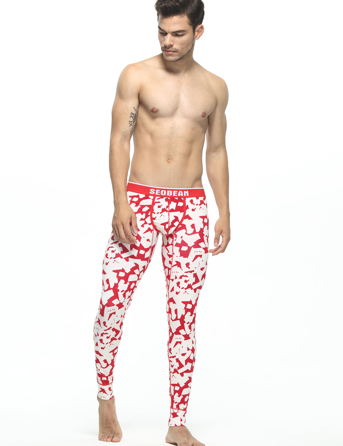 Low Rise Long Underwear Visual Arts Long John 60401 | dmunderwear detail image 4