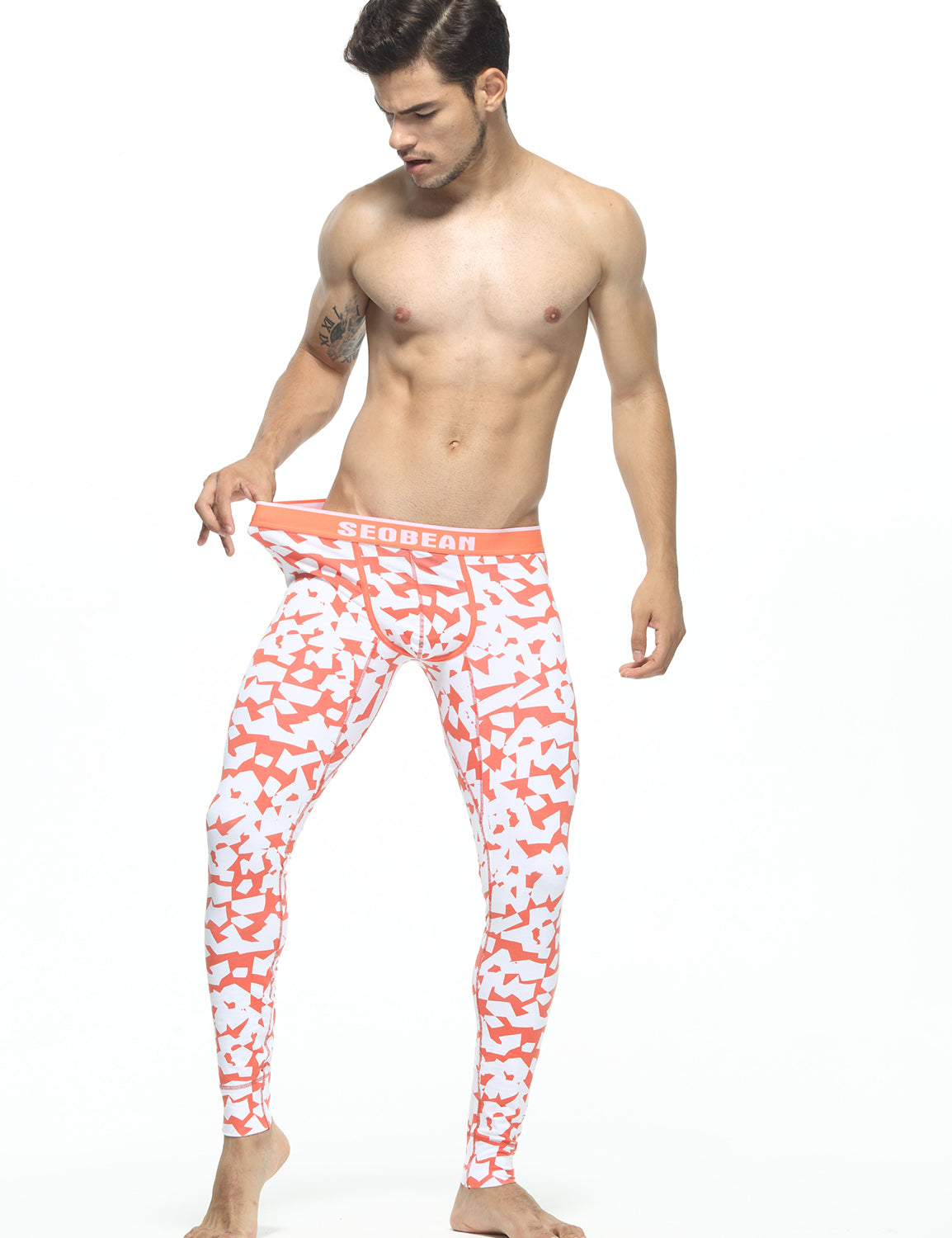 Low Rise Long Underwear Visual Arts Long John 60401 | dmunderwear detail image 5