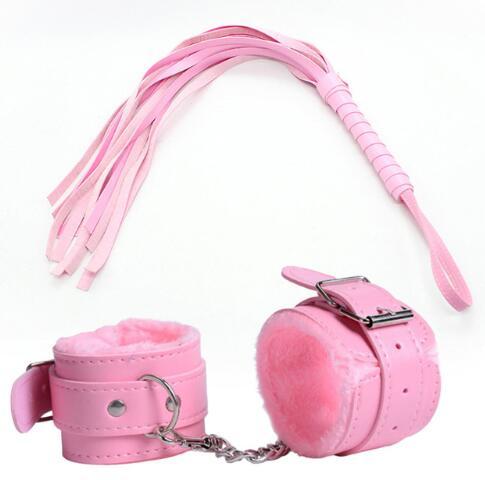 S&M Whip And Handcuffs Set | dmunderwear detail image 4