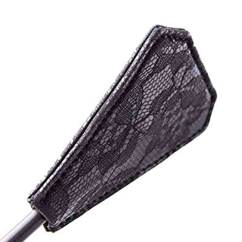 Satin Blindfold And Feather Tickler Whip | dmunderwear