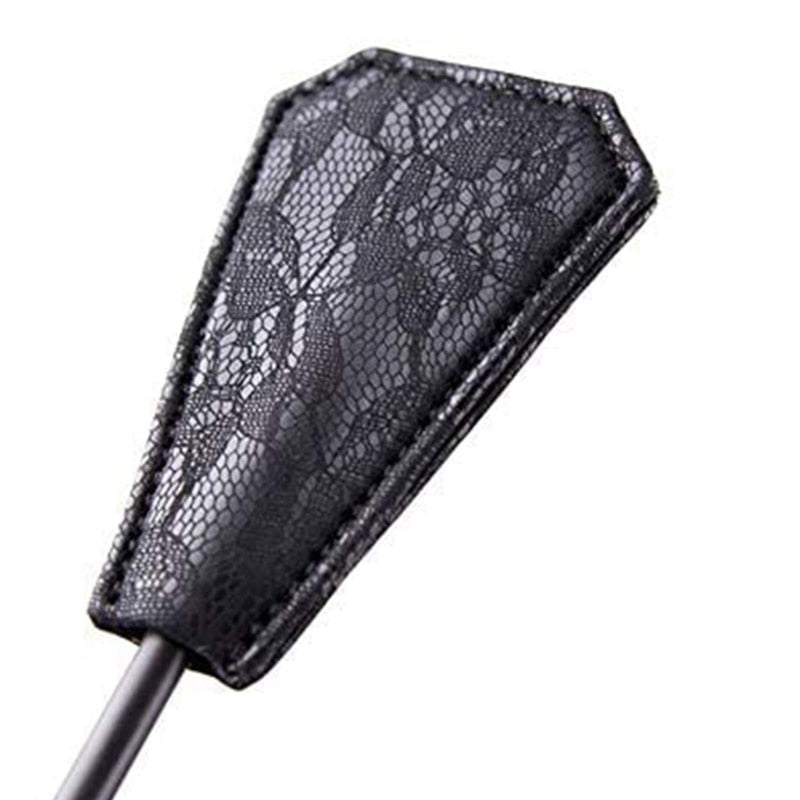 Satin Blindfold And Feather Tickler Whip | dmunderwear product image 2
