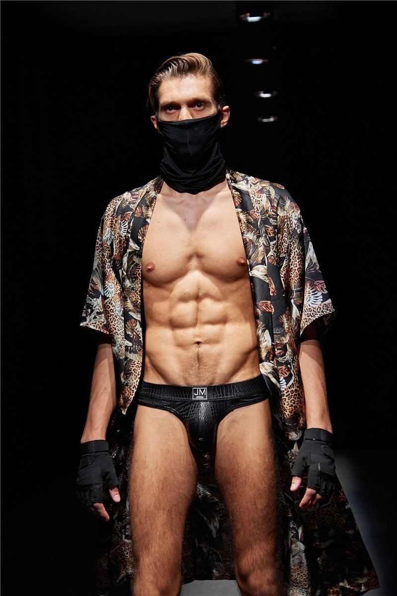 Scale Metallic Thong | dmunderwear detail image 7