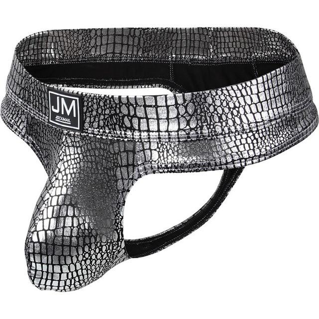 ORVLS Scale Metallic Thong | dmunderwear detail image 5