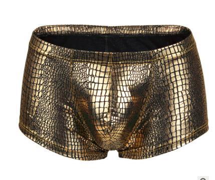 ORVLS Scales Square Cut Swim Trunks | dmunderwear detail image 3