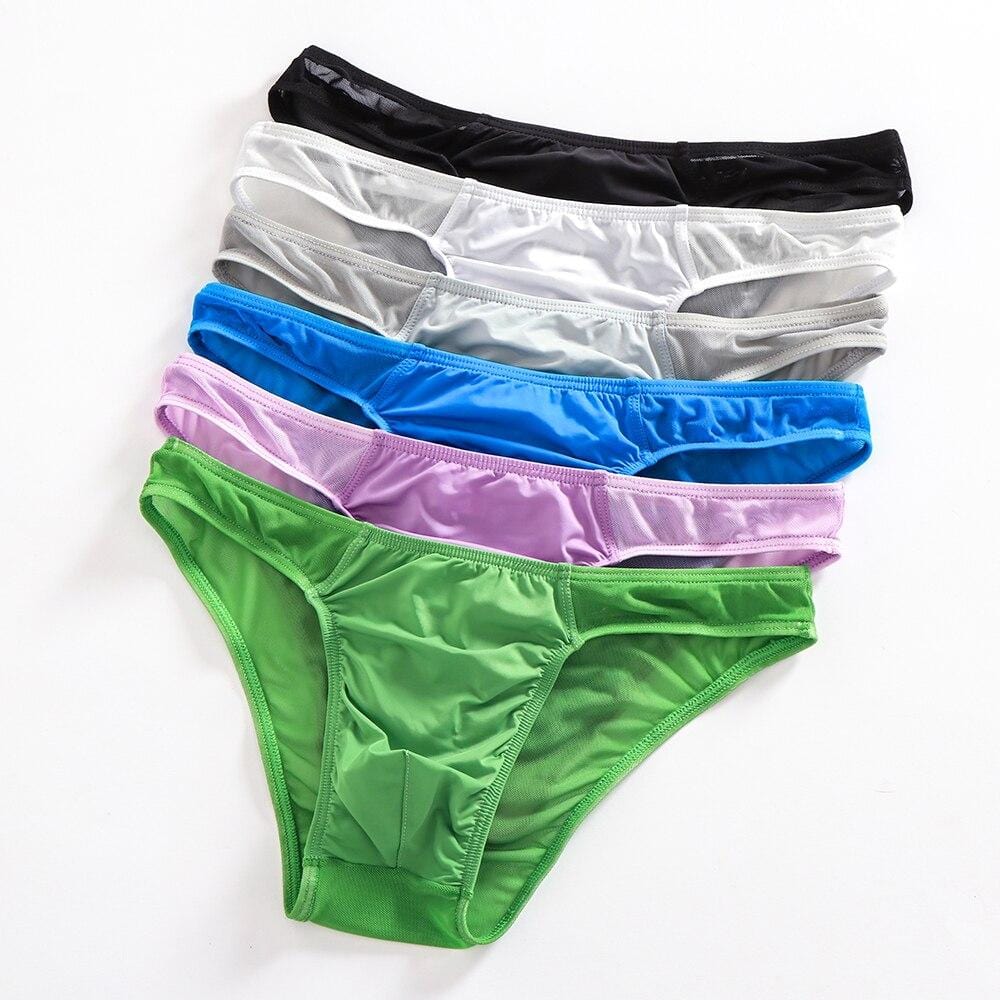 Seductive Sheer Bikini Briefs | dmunderwear detail image 4
