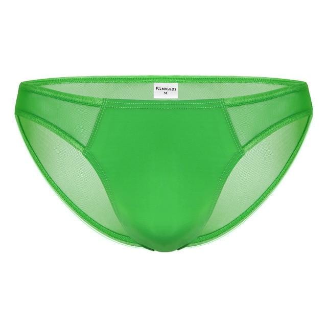 Seductive Sheer Bikini Briefs | dmunderwear detail image 5