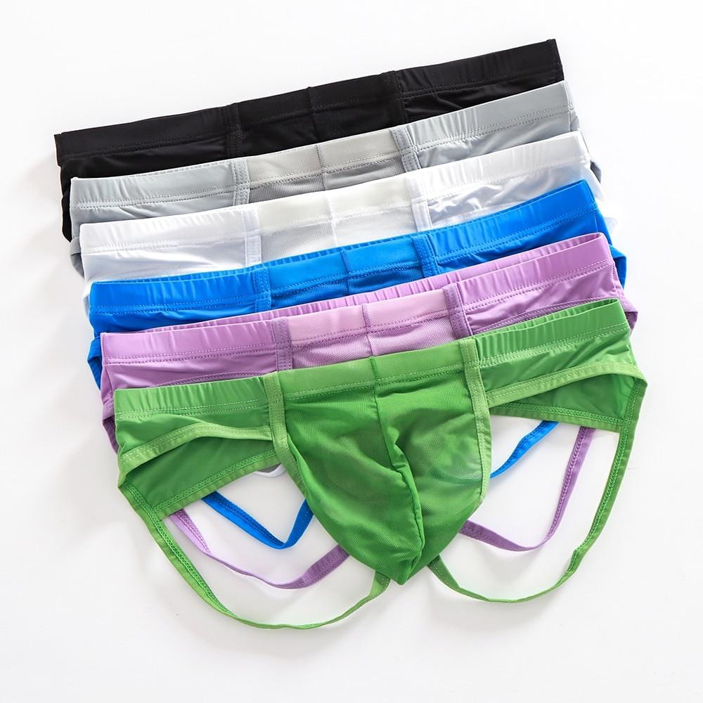 Seductive Sheer Jockstrap | dmunderwear detail image 5