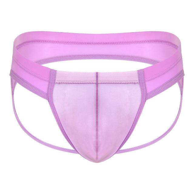 Seductive Sheer Jockstrap | dmunderwear detail image 9