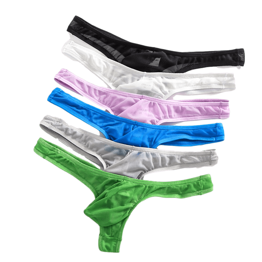 Seductive Sheer Micro Thong | dmunderwear detail image 2