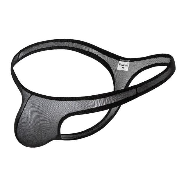 Seductive Sheer Micro Thong | dmunderwear detail image 4