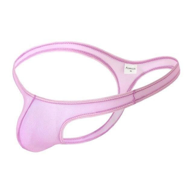 Seductive Sheer Micro Thong | dmunderwear detail image 7