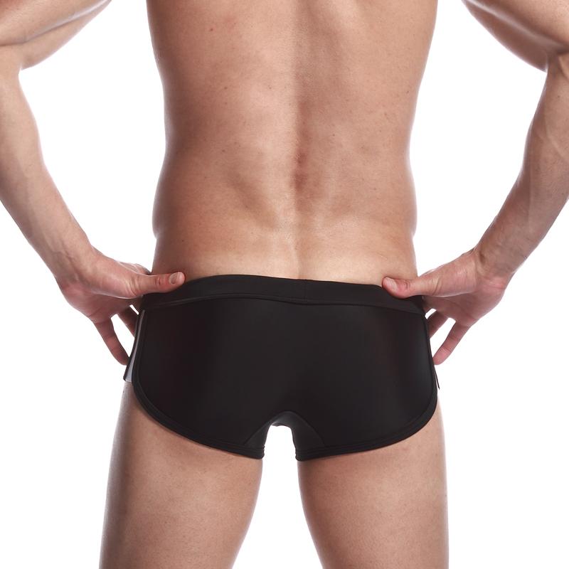 Seobean Athletic Square Cut Swim Trunks | dmunderwear detail image 9