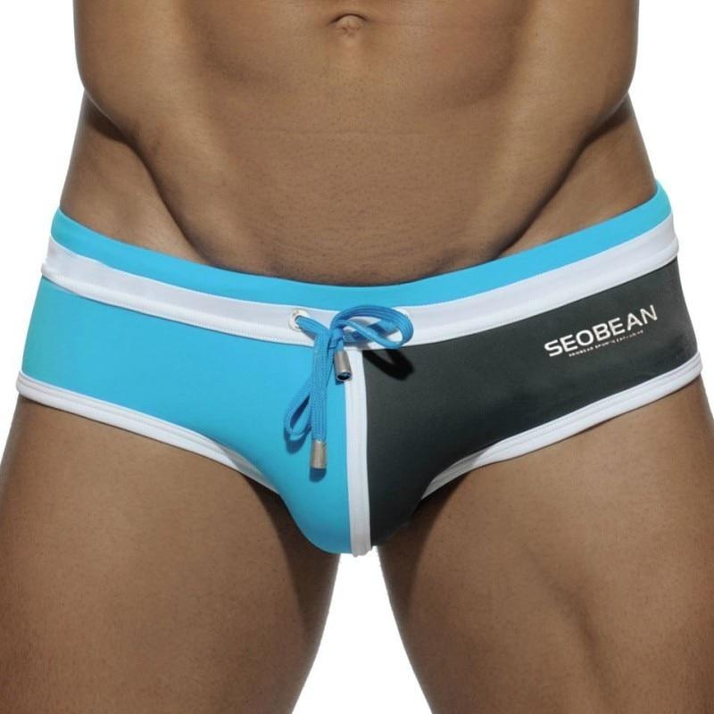 Seobean Two-toned Laced Swim Briefs | dmunderwear