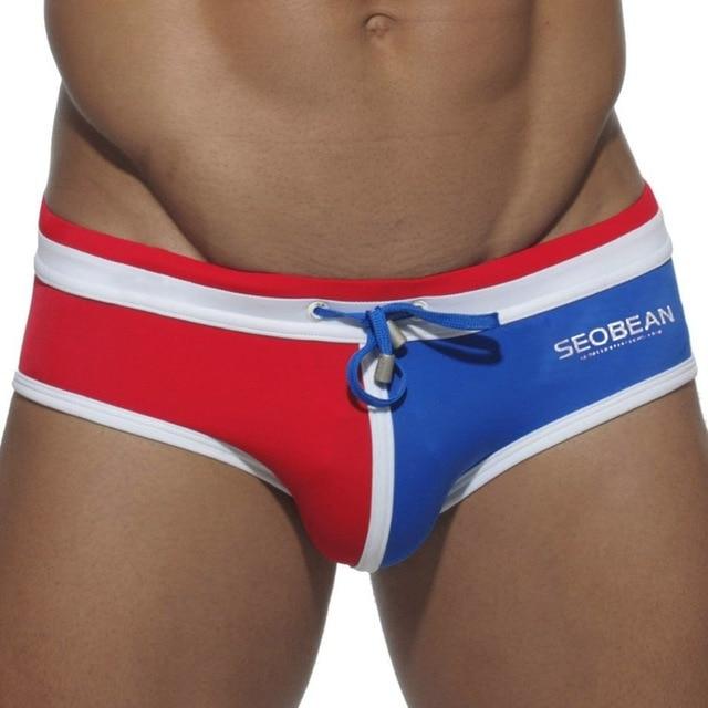 Seobean Two-toned Laced Swim Briefs | dmunderwear detail image 6