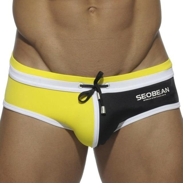 Seobean Two-toned Laced Swim Briefs | dmunderwear detail image 8