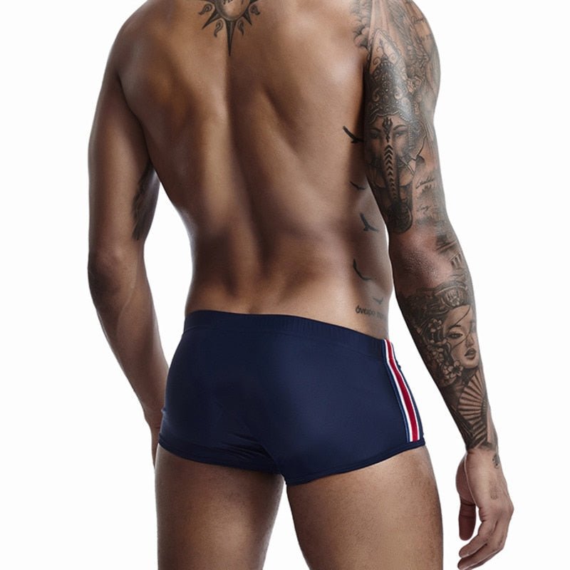 Seobean Bold Stripe Swim Trunks | dmunderwear detail image 4